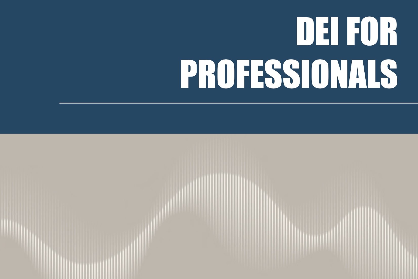 Sign up: Dei-course for professionals